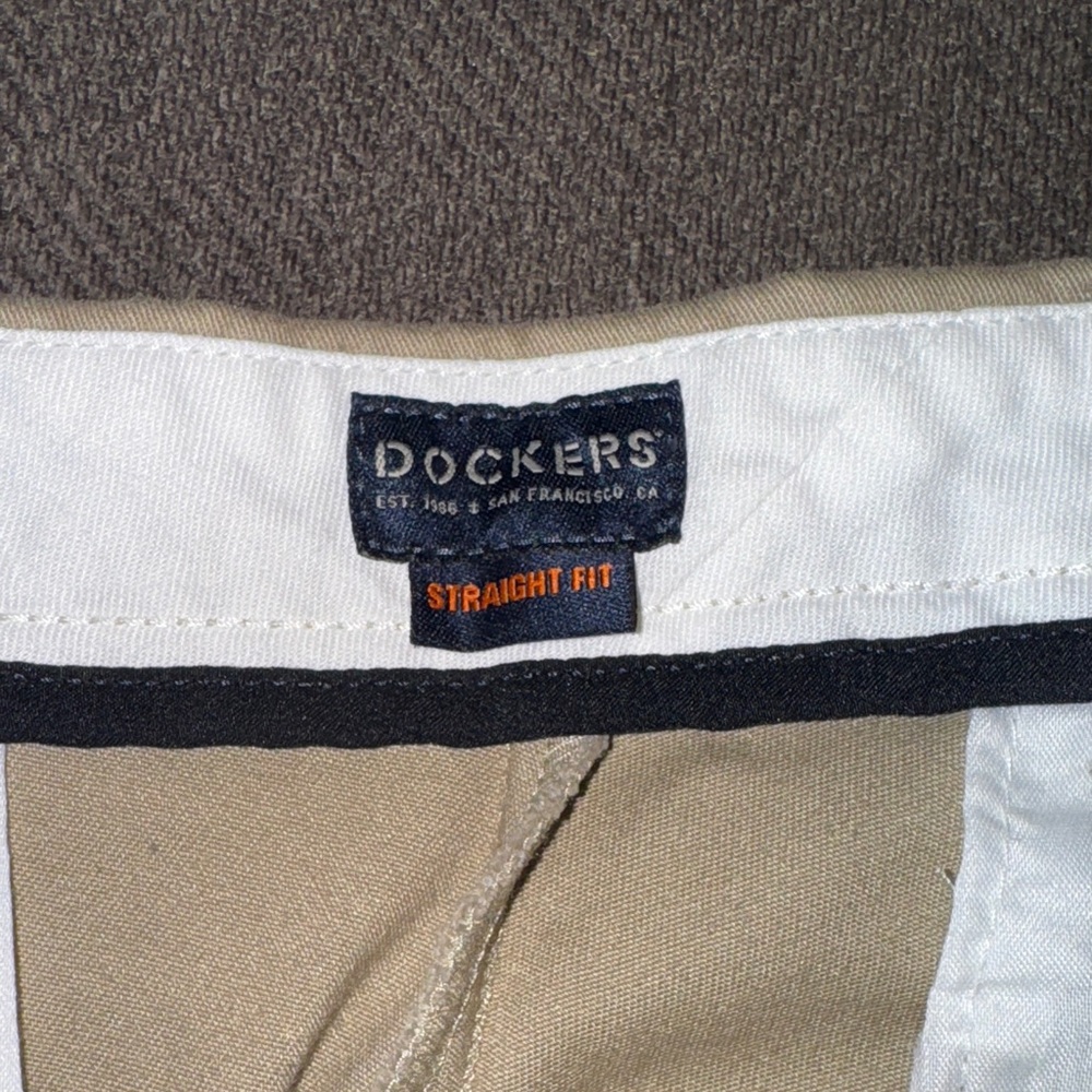 Dockers Men's Khaki Chinos 34x34 - Picture 2 of 8